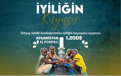 Afganistan El Pompalı Su Kuyusu